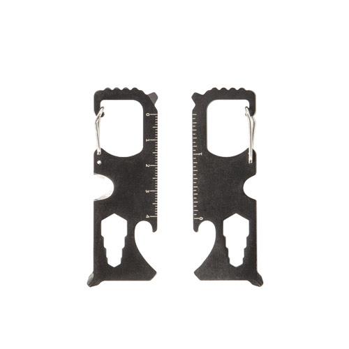 SCREWY. Karta wielofunkcyjna ze stali nierdzewnej z 8 funkcjami