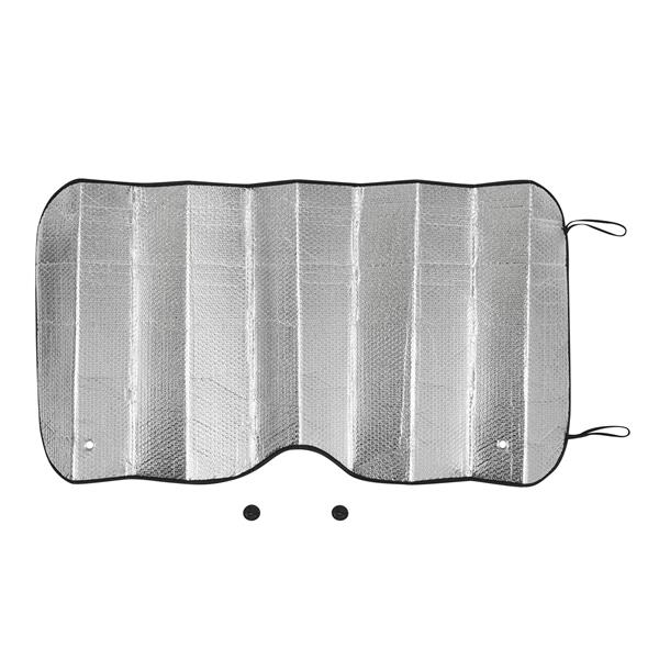 SHADOW FOLD - Samochodowa osłona przeciwsłoneczna - srebrny