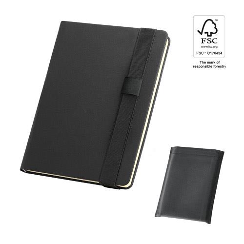 SHAKESPEARE. Notatnik A5 z PU z czystymi stronami w kolorze kości słoniowej