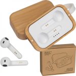 Słuchawki douszne bluetooth HAZEL - beżowy