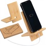 Stojak na telefon HENRIETTE - beżowy