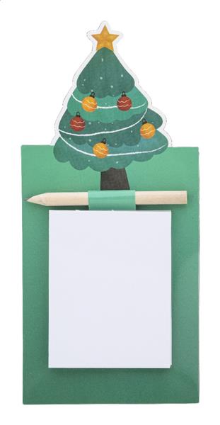 Świąteczny notatnik magnetyczny, choinka Julliste