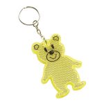 TEDDY - Brelok odblaskowy - żółty