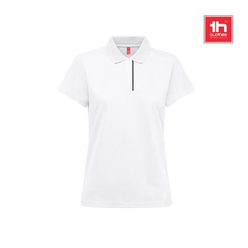 THC DYNAMIC WOMEN WH. Techniczna koszulka polo dla kobiet
