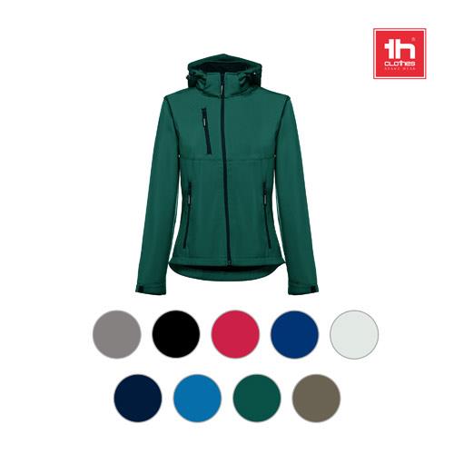 THC ZAGREB WOMEN. Damska kurtka softshell taliowana