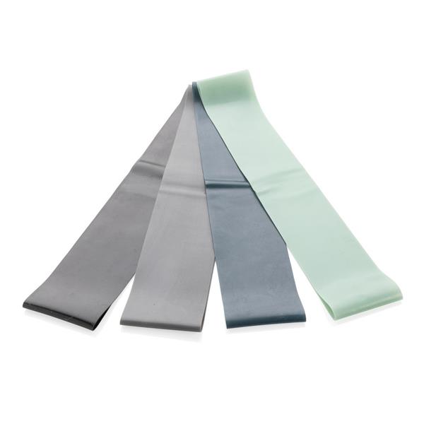 Taśmy oporowe do ćwiczeń, 4 szt. - P320.041