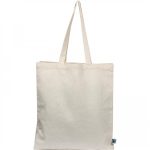 Torba bawełniana z długimi uszami 180 g/m2 JUNE - beżowy