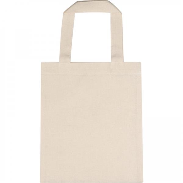 Torba bawełniana z krótkimi uszami 140 g/m2 MARLENE - biały