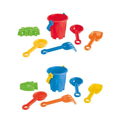 VALLARTA. Wiadro plażowe z PP z 5 akcesoriami