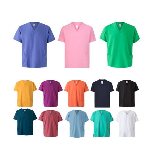 VL FLORA. Tunika z krótkim rękawem (140 g/m2) wykonana w 100% z mikrofibry