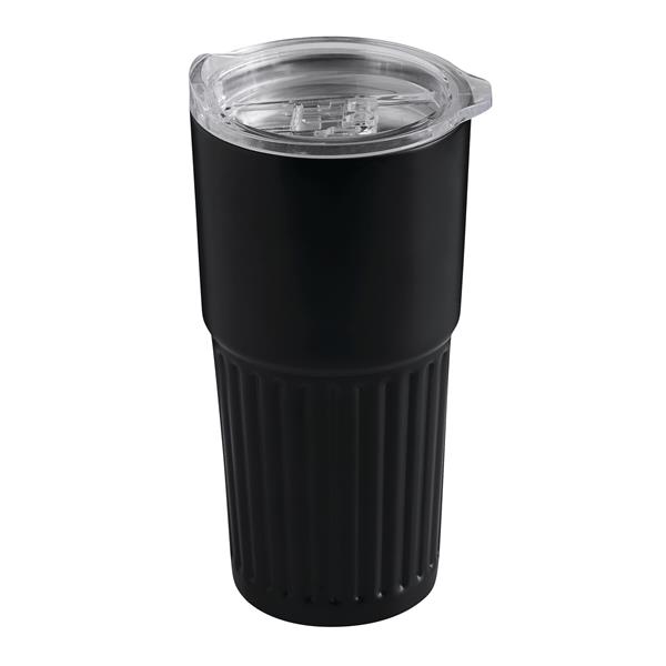 WAVE LINE - Próżniowy kubek - czarny