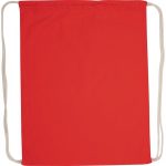 Worek bawełniany 140g/m2 WITALIS - czerwony