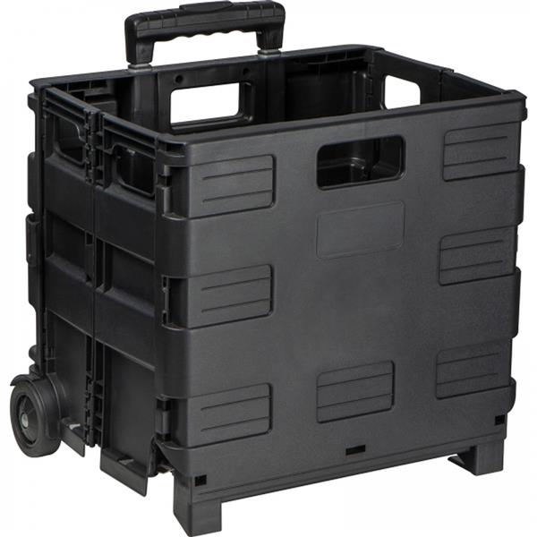 Wózek na zakupy składany KAREN - czarny