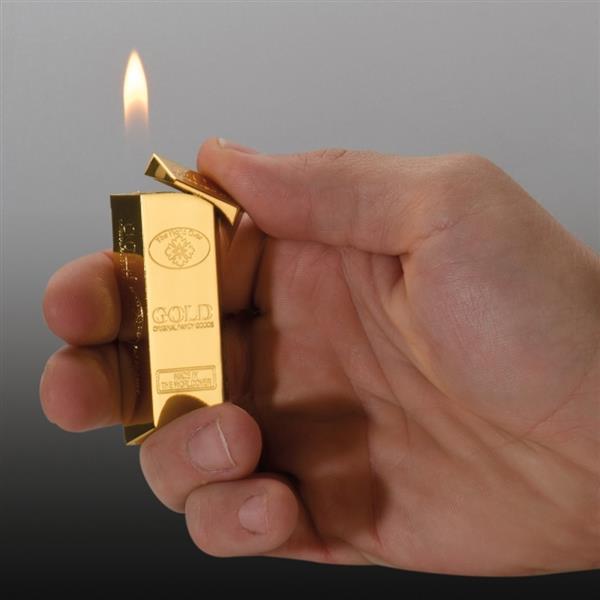 Zapalniczka metalowa WHITNEY - złoty