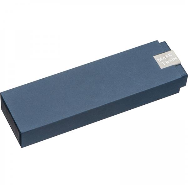 Zestaw piśmienny długopis i pióro kulkowe Mark Twain CHRISTIAN - granatowy