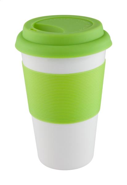 kubek z elementami silikonu Soft Touch