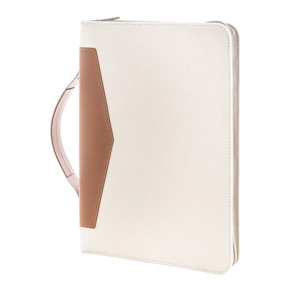 teczka na dokumenty z płótna pochodzącego z recyklingu Carbasa Zip