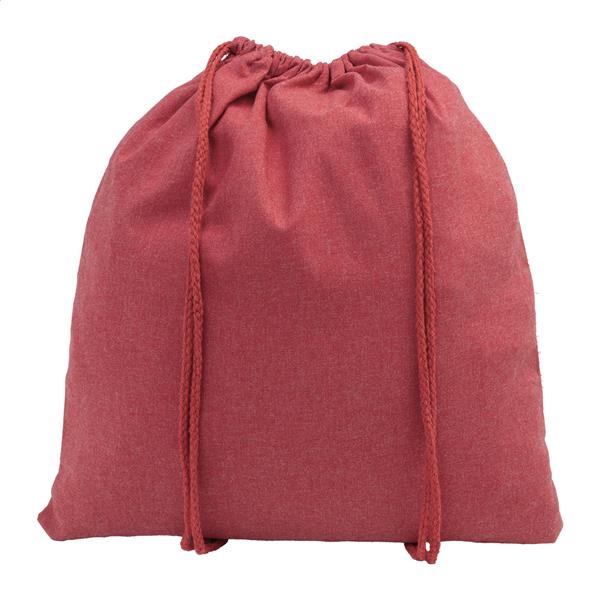 worek ze sznurkami z bawełny z recyklingu Dropex