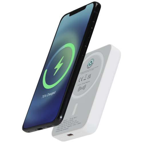 Acrab magnetyczny bezprzewodowy powerbank o pojemności 5000 mAh i mocy 15 W z technologią PD 20 W — wykonany z tworzyw sztycz