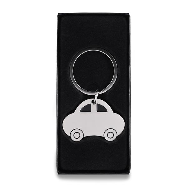 Brelok metalowy Auto, srebrny
