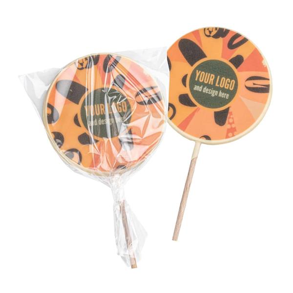 CZEKOLADOWY LIZAK Z NADRUKIEM LOLLY FONT 40 G