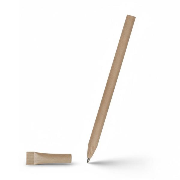 Długopis ze zrolowanego papieru z zatyczką | Brittany - V1969-00