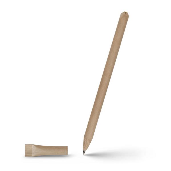 Długopis ze zrolowanego papieru z zatyczką | Debra - V1630-00