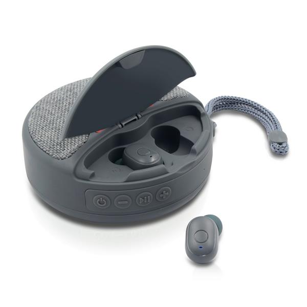 Głośnik bezprzewodowy 5W Air Gifts, radio, bezprzewodowe słuchawki douszne | Caleb - V7282-19