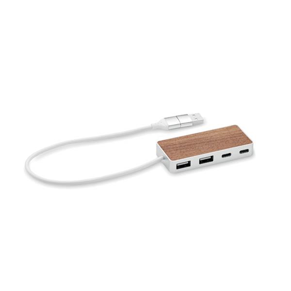 Hub USB 4 porty 27,5 cm