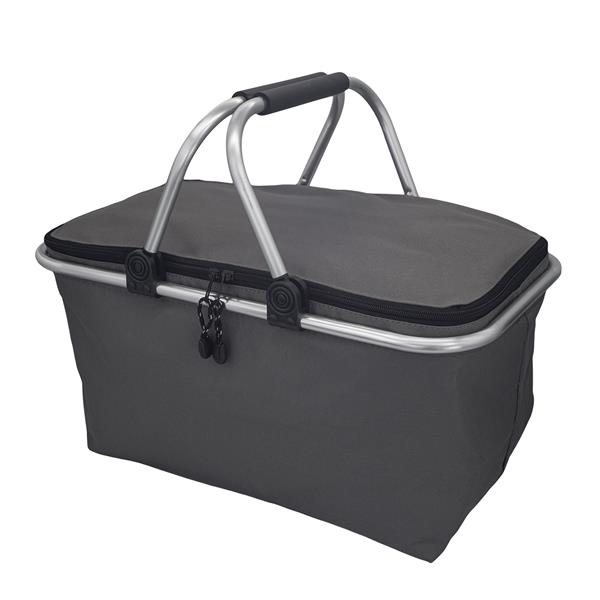 Izotermiczny kosz na zakupy Portland, szary