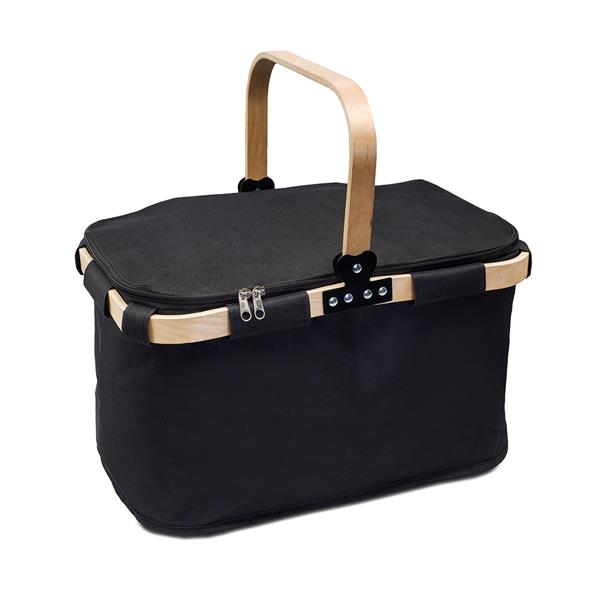 Kosz termiczny na zakupy Woody, czarny