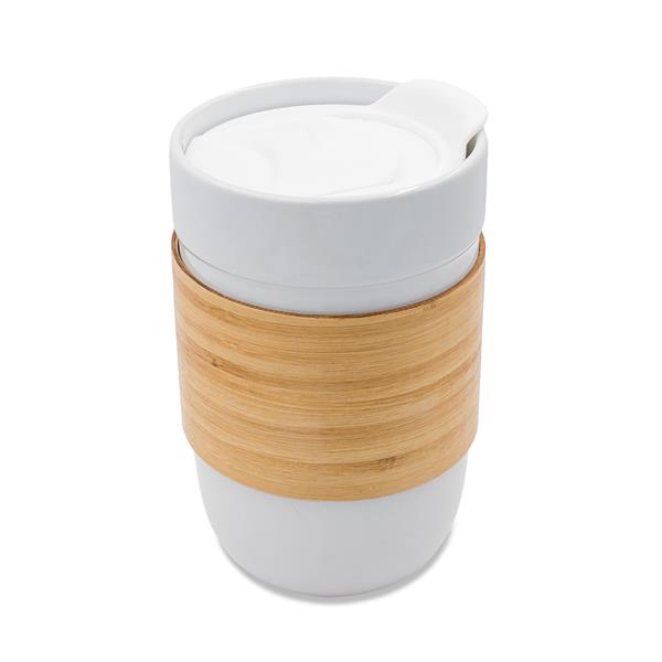 Kubek ceramiczny Skive 500 ml, biały