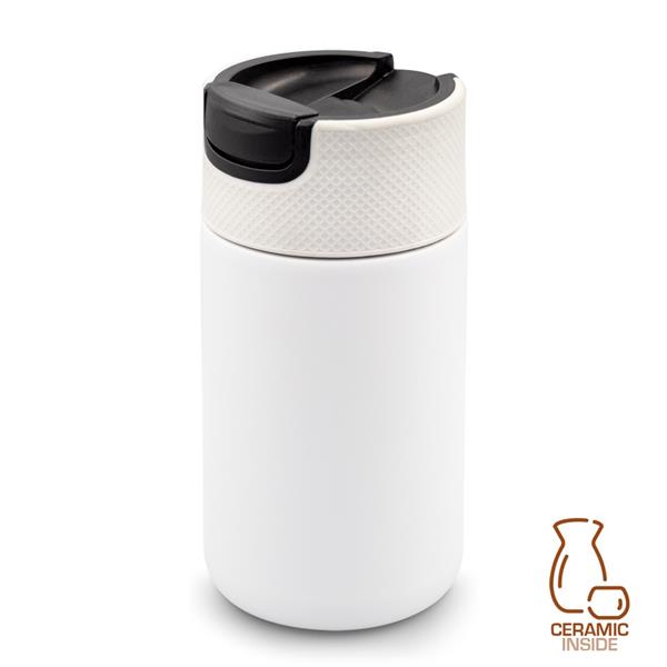 Kubek termiczny 400 ml Air Gifts z ceramiką | Nabila - VA050-02