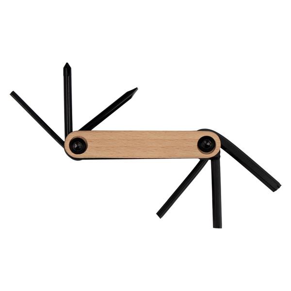 Narzędzie wielofunkcyjne, zestaw kluczy imbusowych, 6 funkcji | Diego - V1399-17