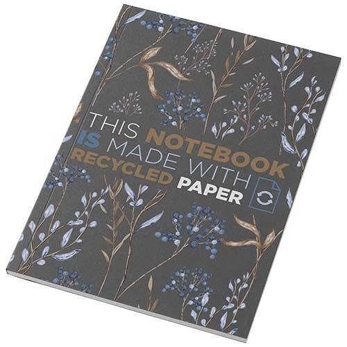 Notatnik A5 Novella Austen z miękką okładką z materiału z recyklingu, 50 kartek