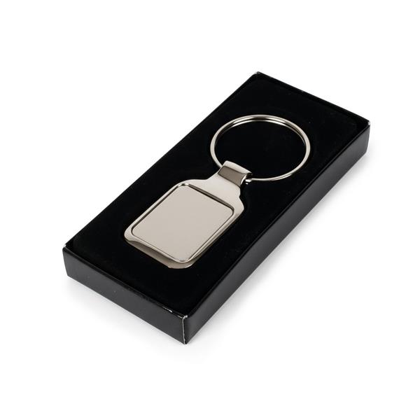 Prostokątny brelok do kluczy | Tristian - V2029-32