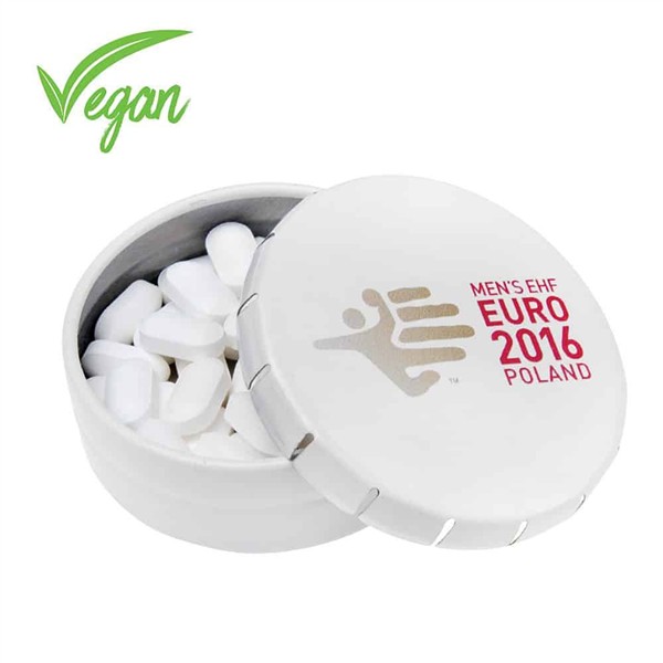 SŁODYCZE REKLAMOWE PUSZKA MINI CLIC CLAC