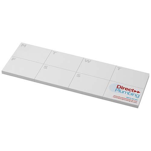 Sticky-Mate® samoprzylepne karteczki z recyklingu z wydrukowanym planerem