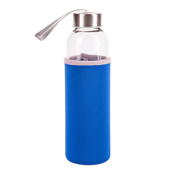 Szklana butelka Vim 500 ml, niebieski