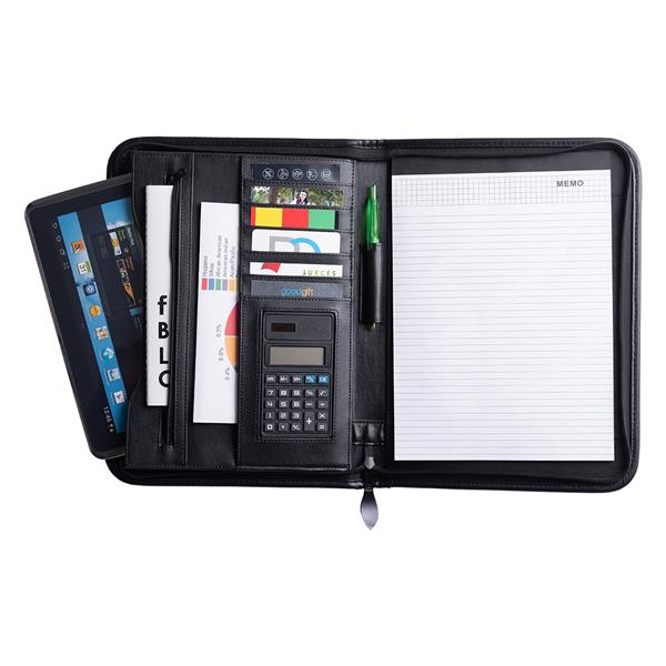 Teczka konferencyjna na zamek Solarino, czarny