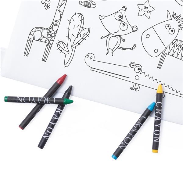 Worek ze sznurkiem do kolorowania, kredki - V7871/A-02