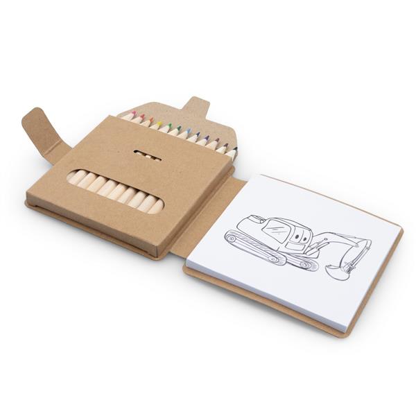 Zestaw do kolorowania, kredki | Alondra - VA052-00