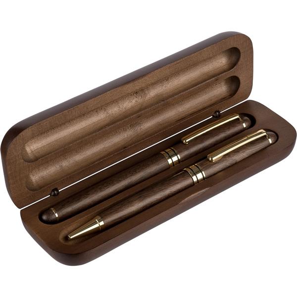 Zestaw piśmienniczy, długopis i pióro kulkowe - VB206-16