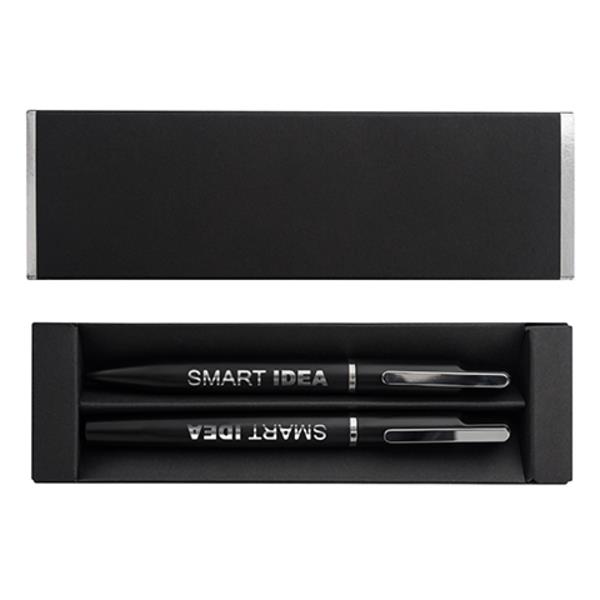 Zestaw piśmienniczy (lustrzany grawer) Treasure, srebrny