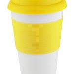 kubek z elementami silikonu Soft Touch