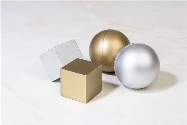 metaliczny antystres Cubix Shine