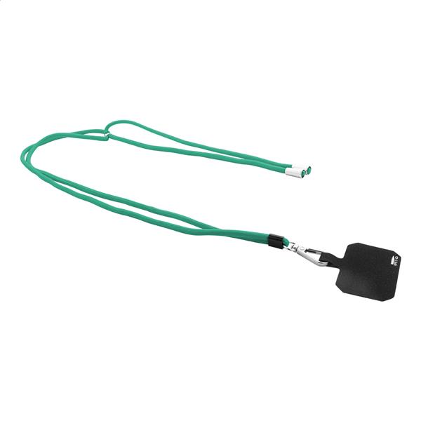 smycz RPET z uchwytem na telefon Corphon