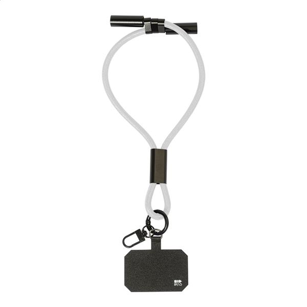 smycz na nadgarstek, uchwyt na telefon, kabel 60W RPET CuffCharge
