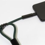 smycz na nadgarstek, uchwyt na telefon, kabel 60W RPET CuffCharge