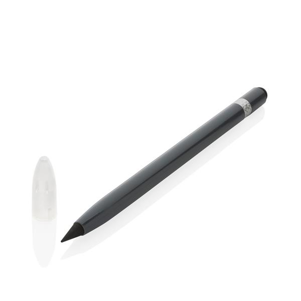 Aluminiowy "wieczny" ołówek z gumką - P611.122